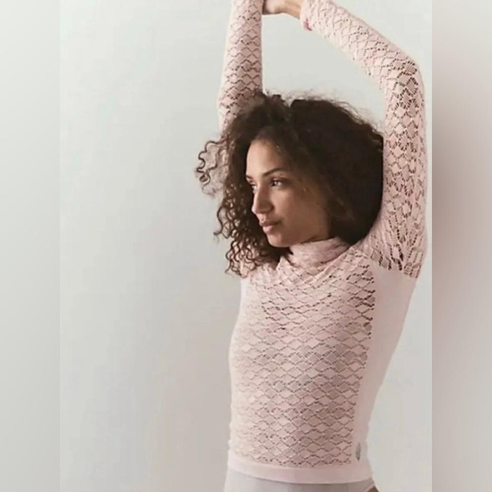 Free People Movement Diamond Lace Tops XS/S
